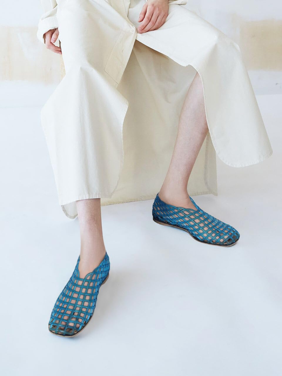 Jelly Mesh Ballet Flats for Women