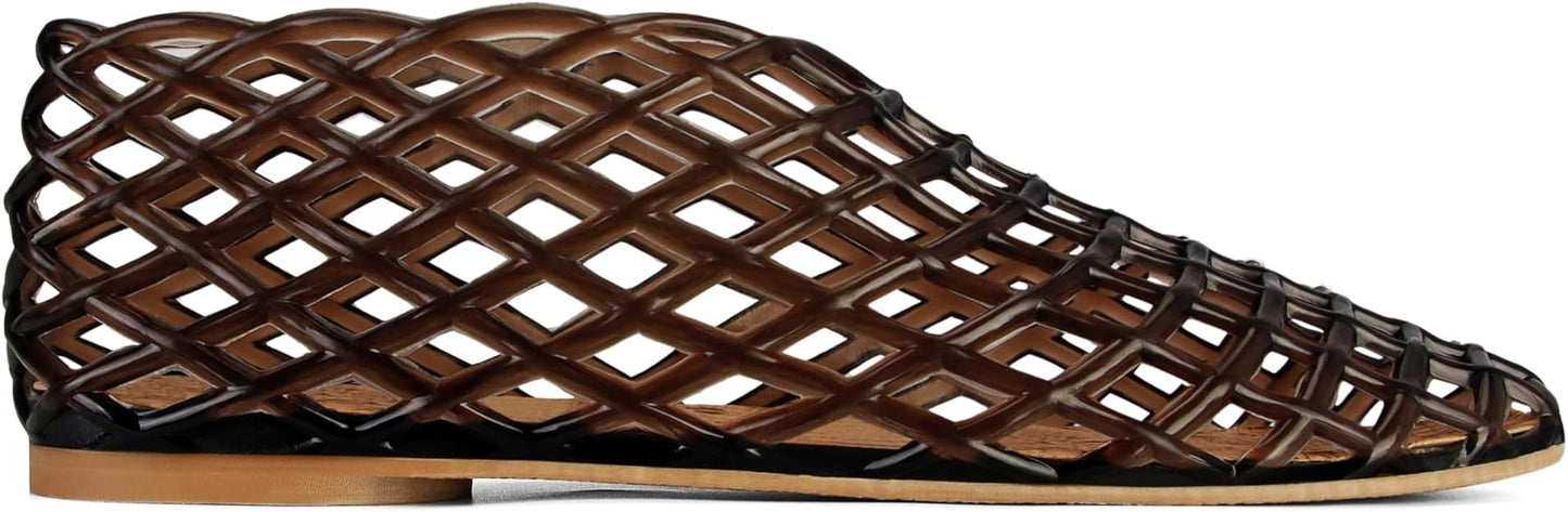 Jelly Mesh Ballet Flats for Women