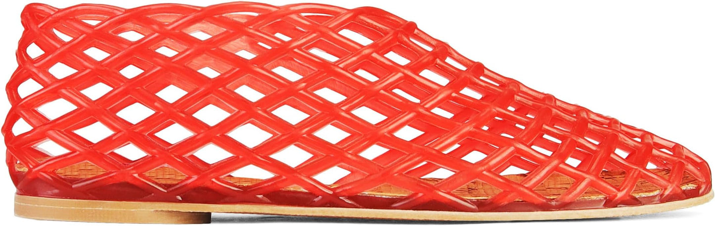 Jelly Mesh Ballet Flats for Women