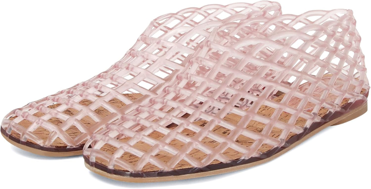 Jelly Mesh Ballet Flats for Women