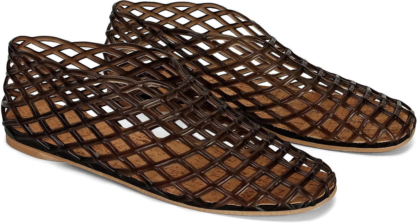 Jelly Mesh Ballet Flats for Women
