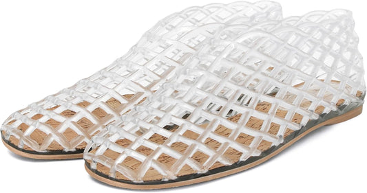 Jelly Mesh Ballet Flats for Women